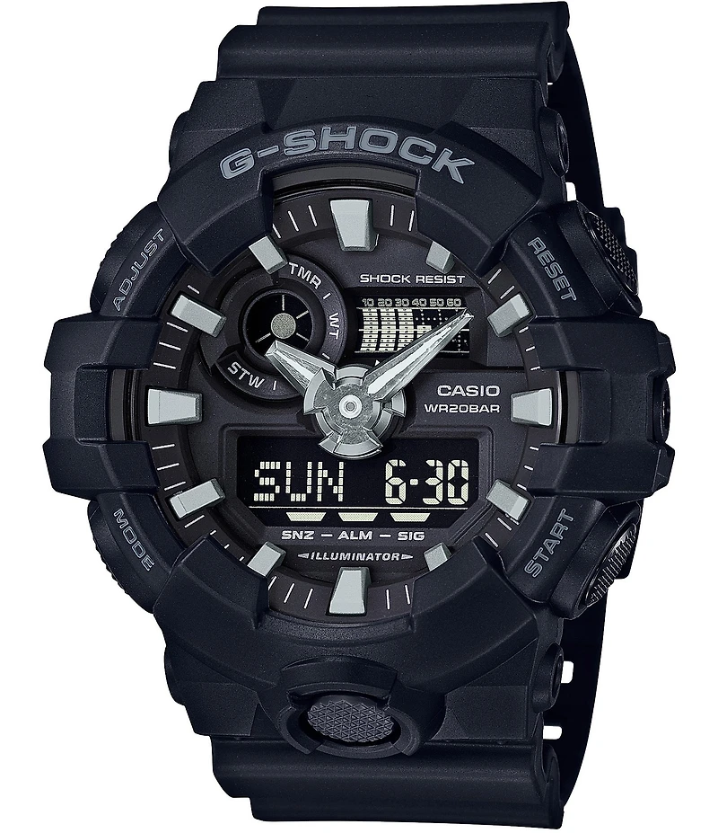 G-Shock Grey Ana-Digi Resin-Strap Watch