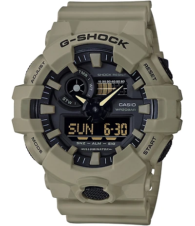 G-Shock Grey Ana-Digi Resin-Strap Watch