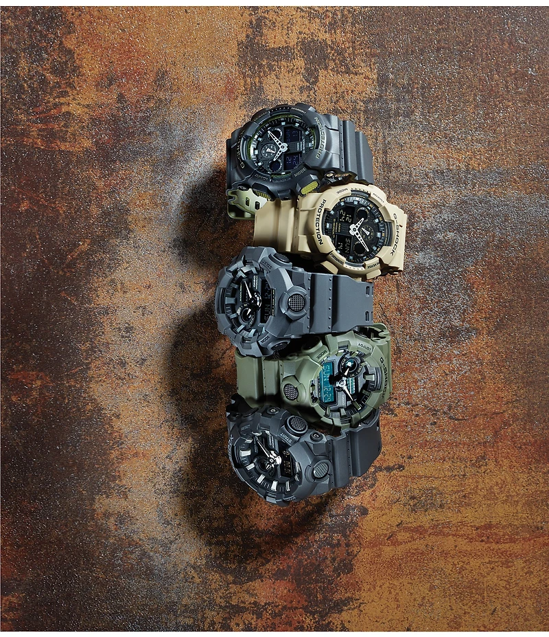 G-Shock Grey Ana-Digi Resin-Strap Watch