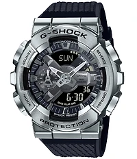 G-Shock Ana Digi Silver Metal Shock Resistant Watch