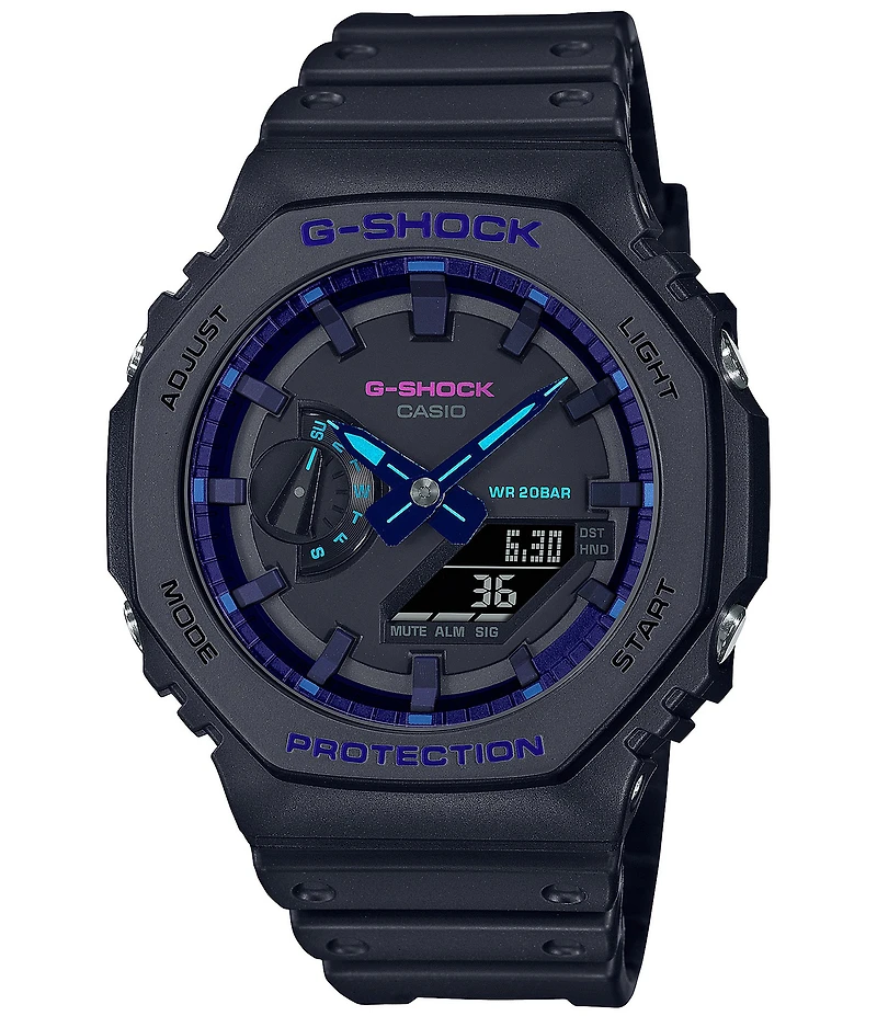 G-Shock GA2100-1A1 Ana Digi Black Shock Resistant Watch