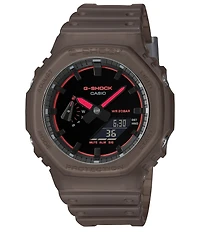 G-Shock Men's 2100 Series Ana Digi Translucent Resin Strap Watch