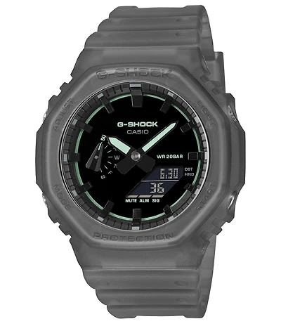 G-Shock Men's 2100 Series Ana Digi Translucent Resin Strap Watch