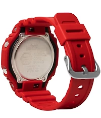 G-Shock Men's 2100 Series Slim Red Ana Digi Bio Based Resin Strap Watch