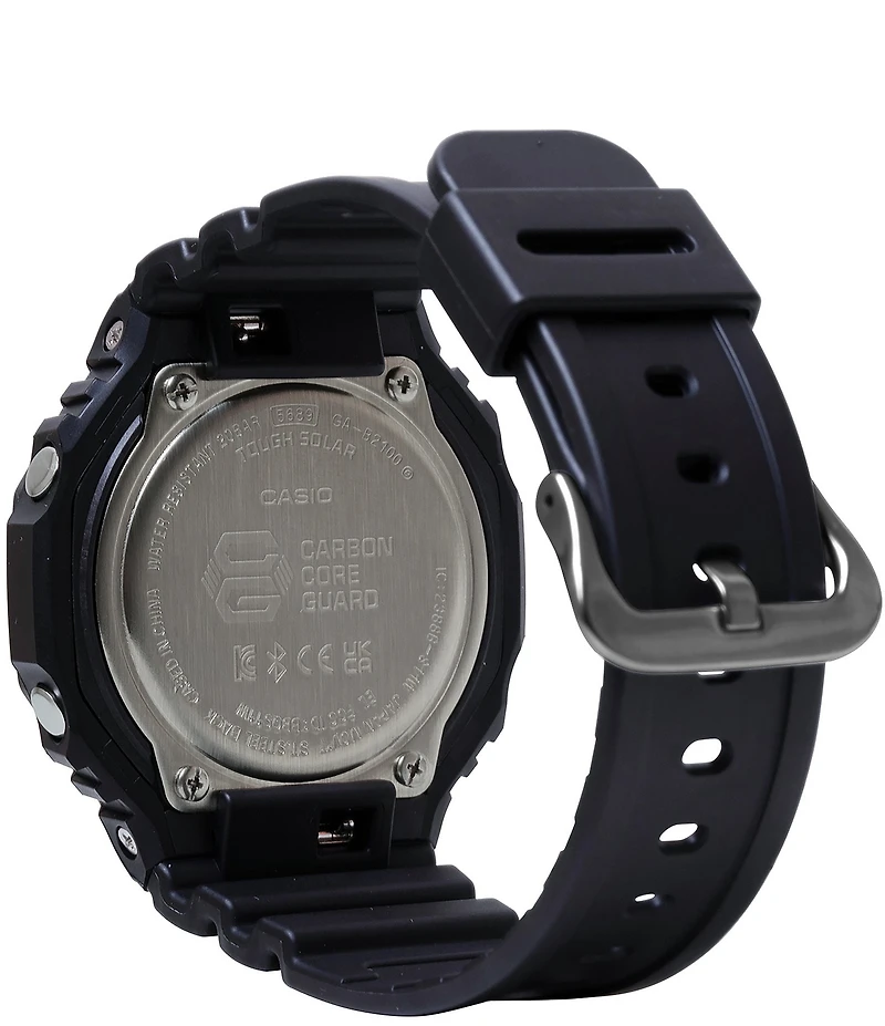 G-Shock Men's Bluetooth Compatible Ana-Digi Black Resin Strap Watch