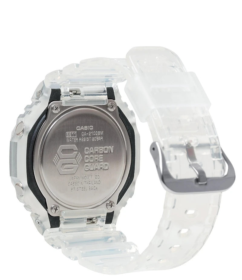 G-Shock Men's Ana-Digi Clear Resin Strap Watch