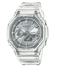 G-Shock Men's Ana-Digi Clear Resin Strap Watch