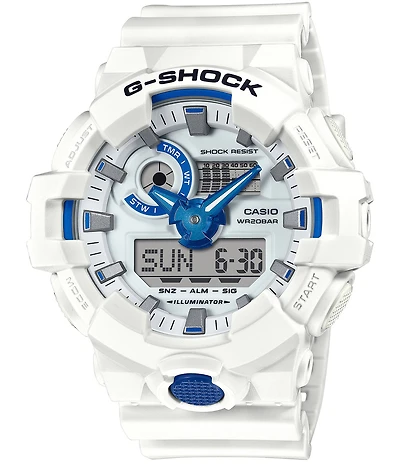 G-Shock Men's Ana-Digi White Resin Strap Watch