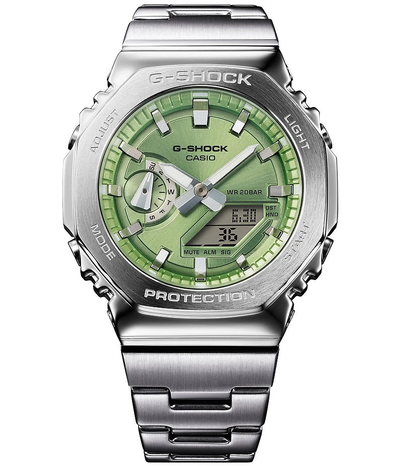 G-Shock Men's Multifunction Stainless Steel Bracelet Watch