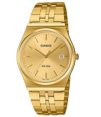 G-Shock Men's Casio Analog Gold Tone Stainless Steel Bracelet Watch