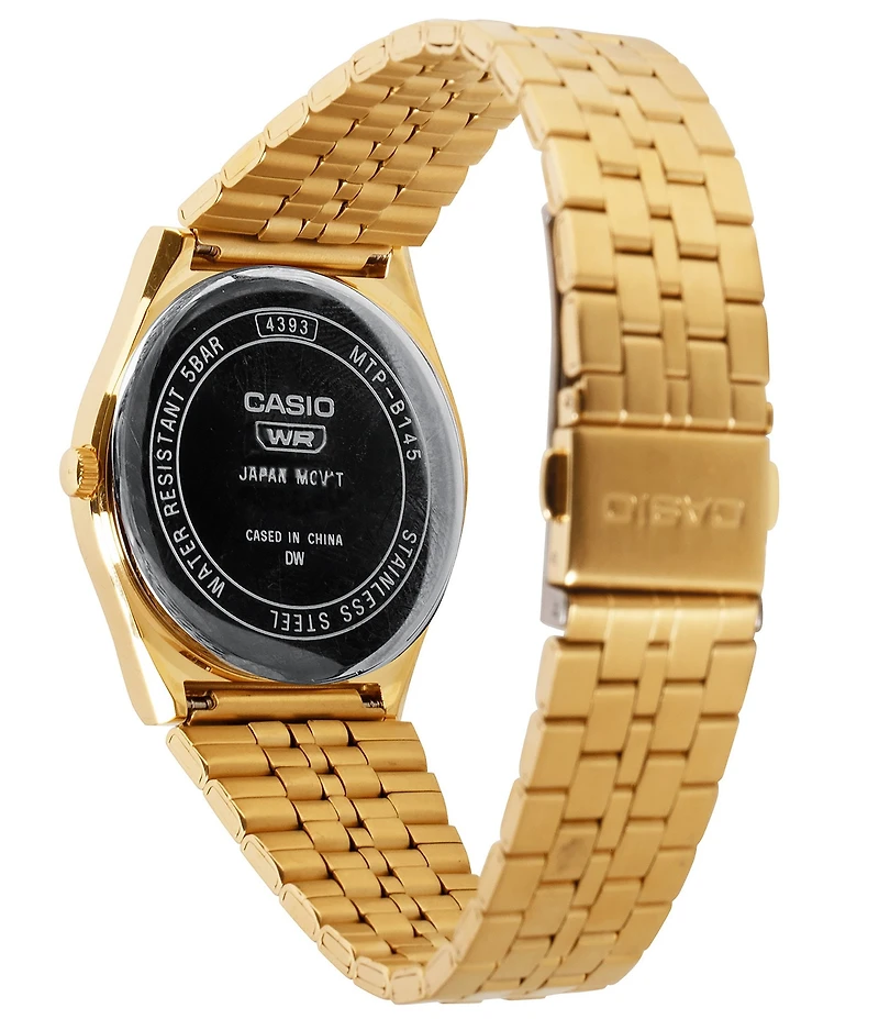 G-Shock Men's Casio Analog Gold Tone Stainless Steel Bracelet Watch