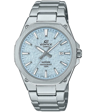 G-Shock Men's Casio Edifice Analog Stainless Steel Bracelet Watch