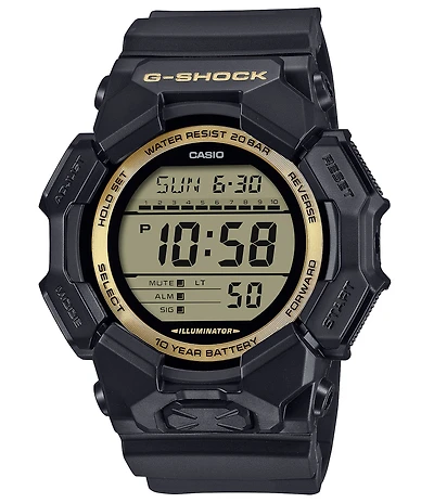 G-Shock Men's Digital Black Resin Strap Watch