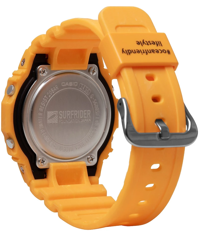 G-Shock Men's Digital Yellow Resin Strap Watch