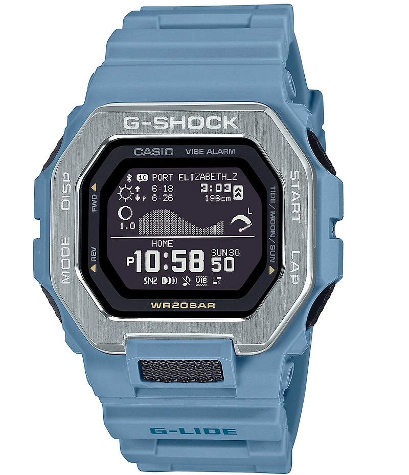 G-Shock Men's Tidegraph Digital Beige Resin Strap Watch