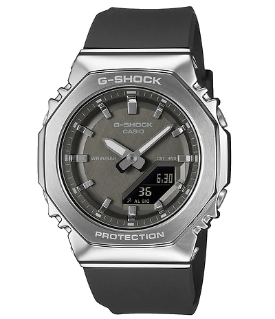 G-Shock Unisex 2100 Series Ana Digi Black Bio Based Resin Strap Watch