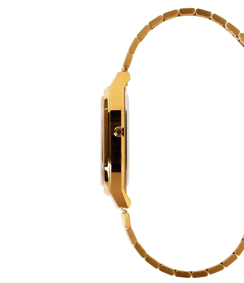 G-Shock Unisex Casio Ana-Digi Gold Tone Stainless Steel Bracelet Watch