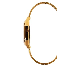 G-Shock Unisex Casio Ana-Digi Gold Tone Stainless Steel Bracelet Watch