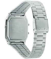 G-Shock Unisex Casio Ana-Digi Solid Stainless Steel Green Dial Bracelet Watch