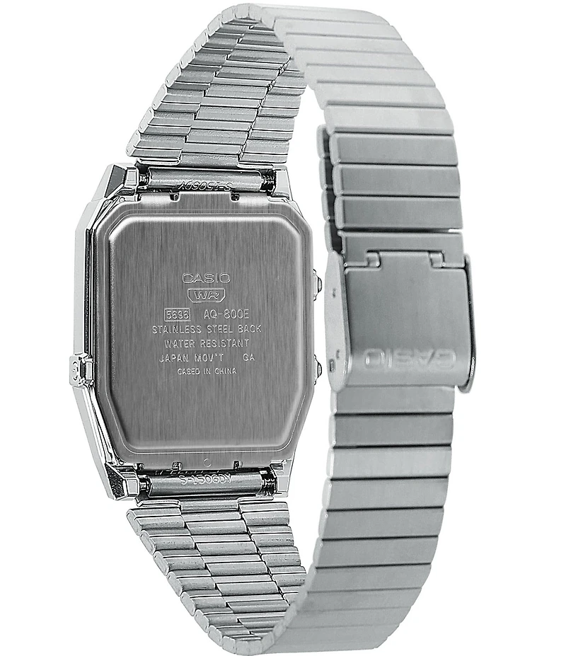 G-Shock Unisex Casio Ana-Digi Stainless Steel Bracelet Watch