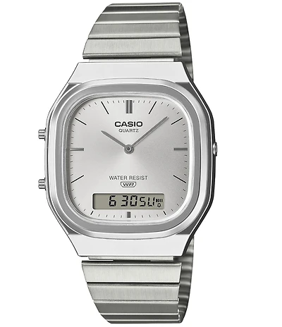 G-Shock Unisex Casio Ana-Digi Stainless Steel Bracelet Watch