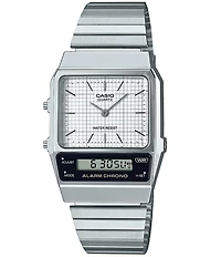 G-Shock Unisex Casio Ana-Digi Grid Stainless Steel Bracelet Watch
