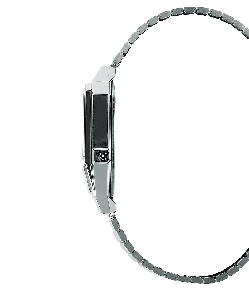 G-Shock Unisex Casio Ana-Digi Grid Stainless Steel Bracelet Watch