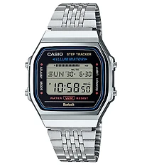 G-Shock Unisex Casio Digital Stainless Steel Bracelet Watch