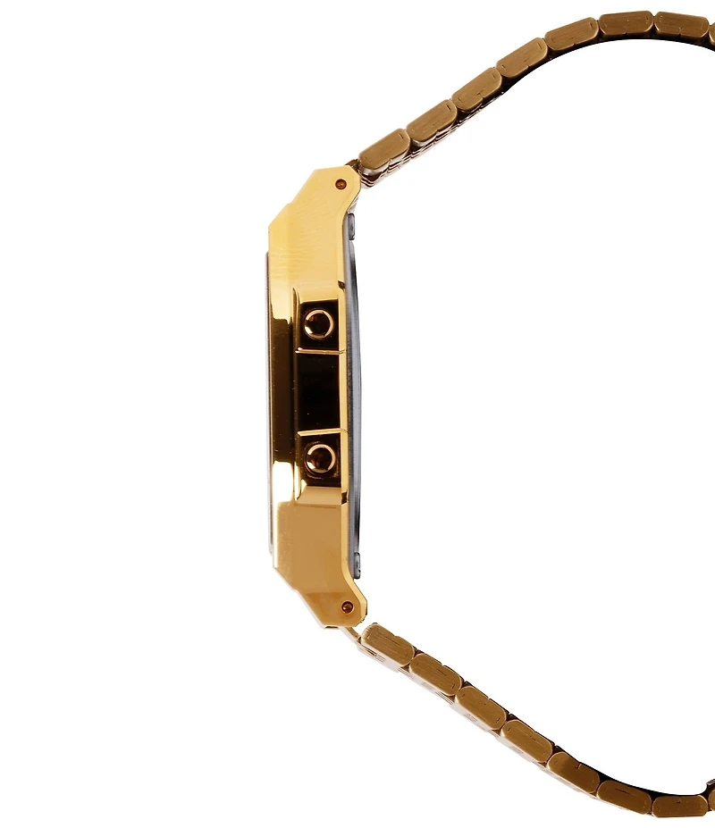 G-Shock Unisex Digital Gold Tone Stainless Steel Bracelet Watch