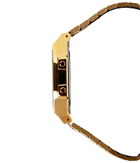 G-Shock Unisex Digital Gold Tone Stainless Steel Bracelet Watch