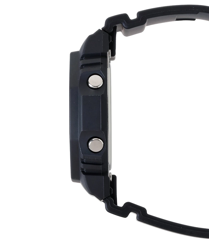 G-Shock Unisex Slim Blackout Ana-Digi Black Resin Strap Watch