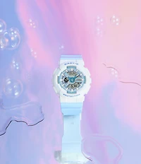 G-Shock Women's Casio Ana-Digi Baby G Resin Strap Watch
