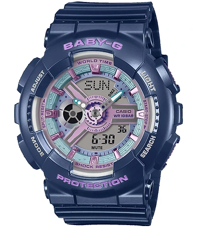 G-Shock Women's Baby G Ana-Digi Resin Strap Watch