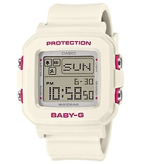 G-Shock Women's Baby-G BGD-10 Series Digital Resin Strap Watch and Holder Accessory