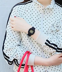 G-Shock Women's Casio Baby-G BGD-10 Series Digital Resin Strap Watch and Holder Accessory