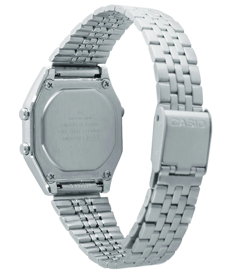 G-Shock Women's Casio Digital Stainless Steel Bracelet Watch