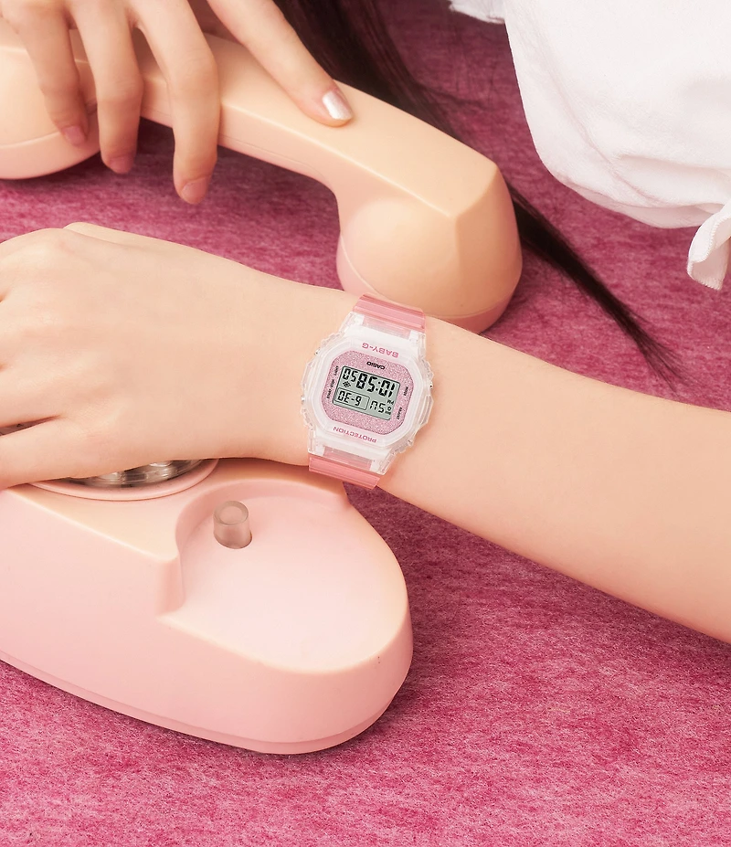 G-Shock Women's Glitter Digital Resin Strap Watch