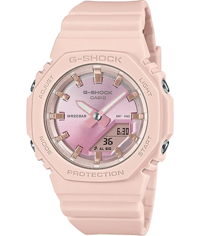 G-Shock Women's Tonal Metallic Face Ana-Digi Resin Strap Watch