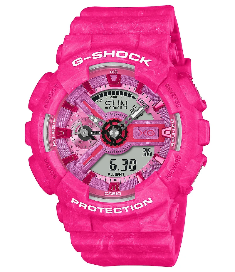 G-Shock Women's XG Limited Edition Ana-Digi Pink Resin Strap Watch