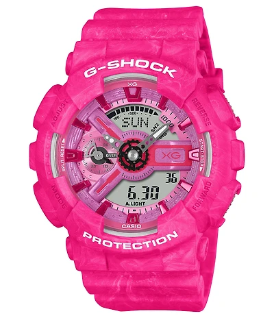G-Shock Women's XG Limited Edition Ana-Digi Pink Resin Strap Watch