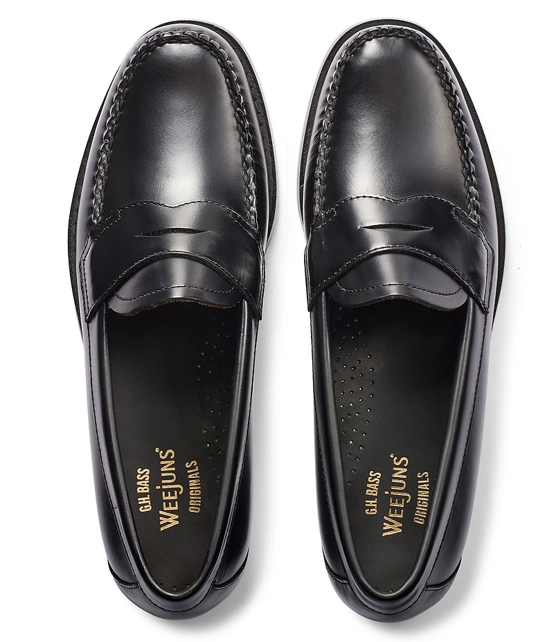 G.H. Bass Men's 1936 Logan Weejun Leather Penny Loafers