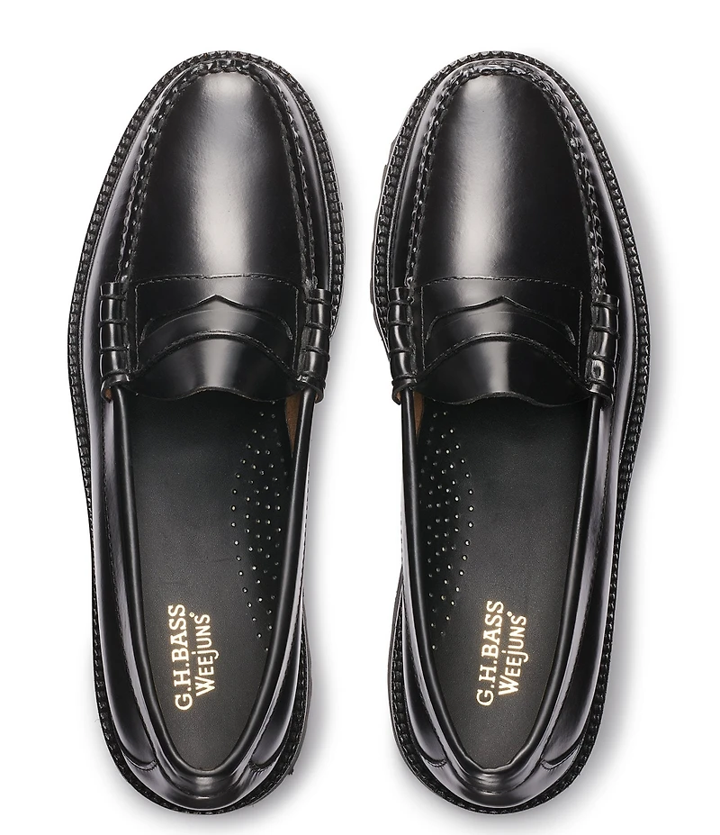 G.H. Bass Men's Larson Weejun Leather Penny Loafers