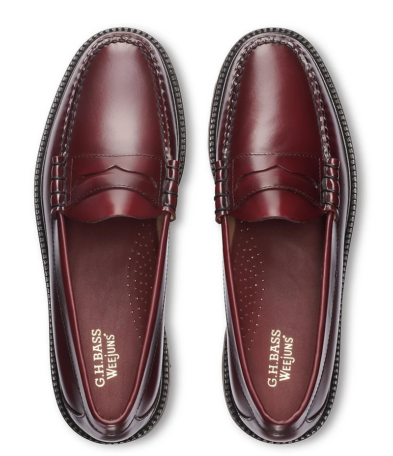 G.H. Bass Men's Larson Weejun Leather Penny Loafers