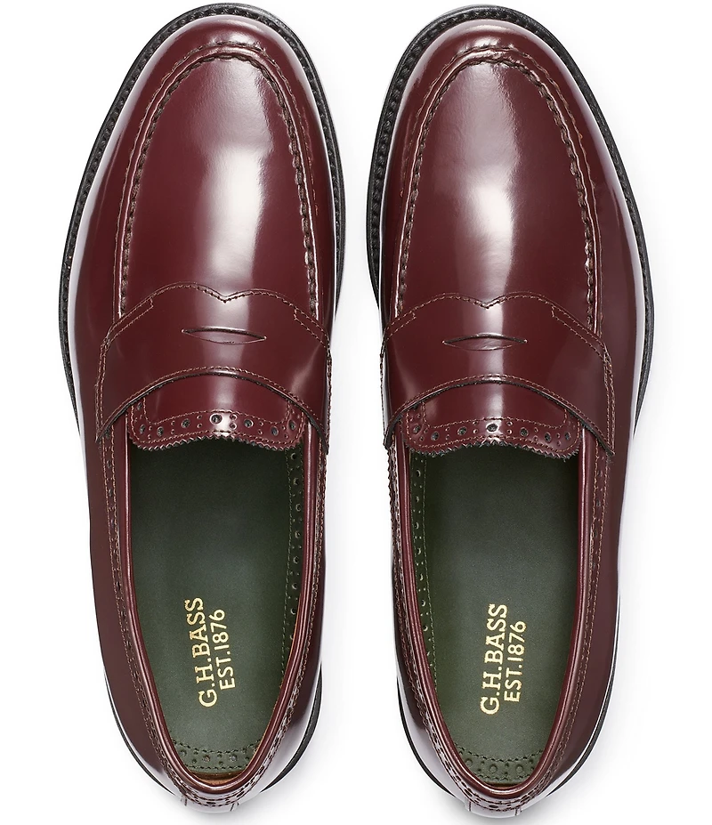 G.H. Bass Men's Monogram Penny Loafers