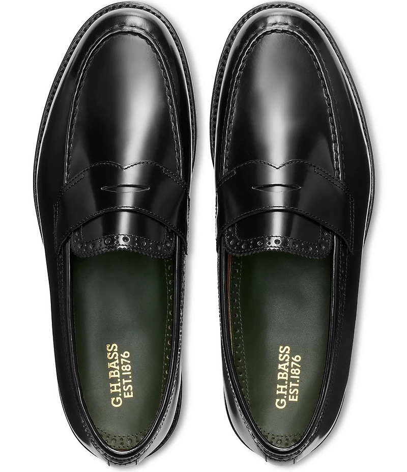 G.H. Bass Men's Monogram Penny Loafers