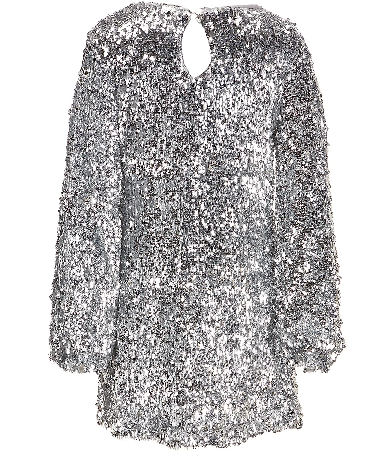 GB Big Girls Sequin Shift Dress