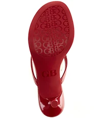 GB 90s-Baby Leather Heeled Thong Dress Sandals