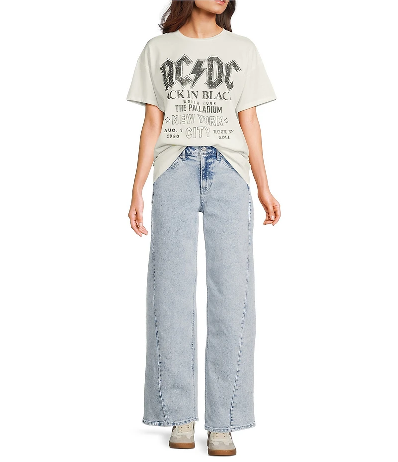 GB ACDC Graphic Crew Neck Short Sleeve T-Shirt