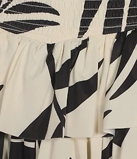 GB Active Printed Tiered Mini Skirt