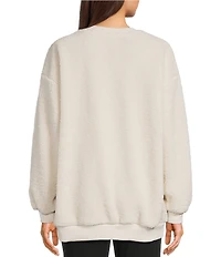 GB All Good Sherpa Pullover Sweatshirt